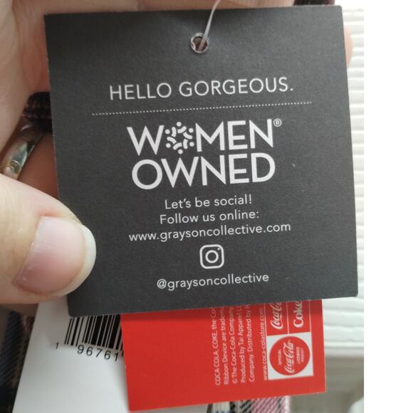 Coca-Cola Grayson Threads Women's Size 3X Plaid Loungewear Sleep Pants NWT - Picture 8 of 8